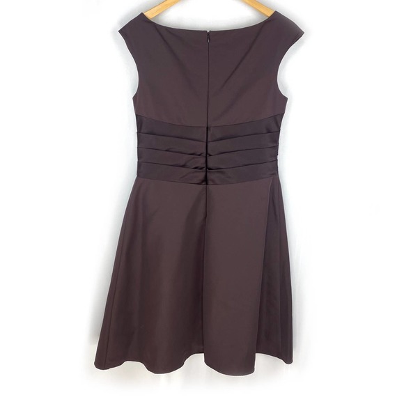 David's Bridal Bridesmaid Dress F12723 Purple 12 - Picture 2 of 8